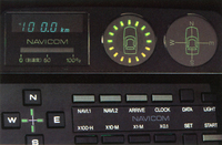 1981年「セリカXX」の「ナビコン」。方位磁石に毛が生えたようなもの、と言っては失礼だろうか。