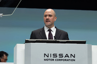 日産自動車の取締役 代表執行役社長兼最高経営責任者 イヴァン・エスピノーサ氏。写真は2026年6月23日に開催された同社の第127回定時株主総会でのもの。