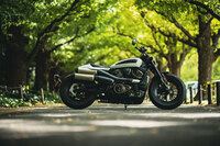 既存のモデルとは一線を画すモデルとなっていた「スポーツスターS」。その走りからは、未来へ臨むハーレーダビッドソンの気合が感じられた。