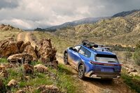 新たに発表された「スバル・トレイルシーカー」(写真)と「アンチャーテッド」だが、日本に導入されるのはトレイルシーカーのみとなる。