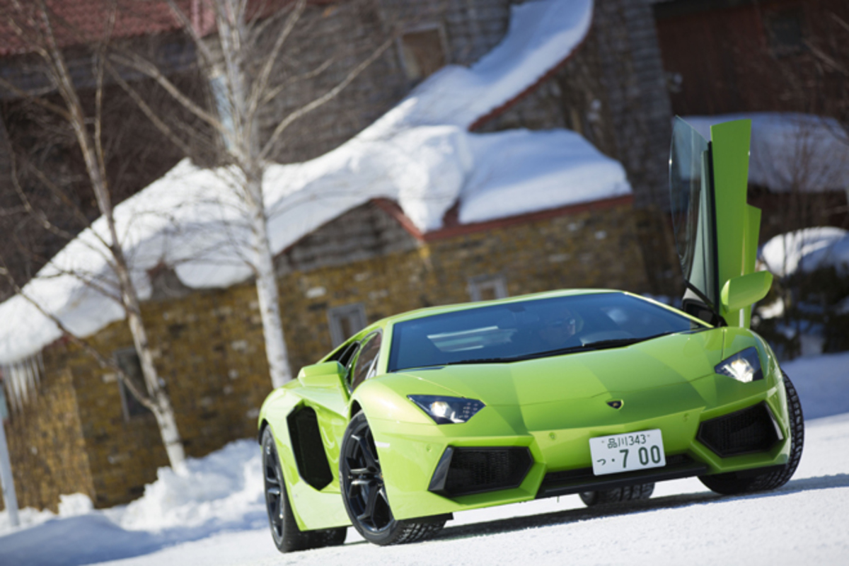 第230回：700psの猛牛は雪にも強い ランボルギーニの“Winter Driving
