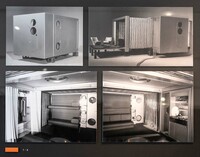 フィアットが支援し、MoMAに出展したアルベルト・ロッセッリ+日本人デザイナー細江勲夫によるコンテナ型住宅モービルホーム。(photo:Pinacoteca Agnelli)