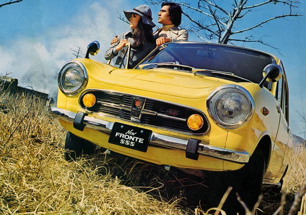 1970年「フロンテSSS」。68年に登場したフロンテ初のホットモデルである「SS360」のマイナーチェンジ版。