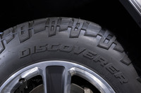 「ディスカバラー ラギッド トレック」は16インチから22インチまで、全18サイズをラインナップ。本国ではエクストリーム系のカスタマイズ用タイヤとしても人気だという。