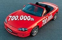 マツダ「ロードスター」、生産累計70万台を達成!