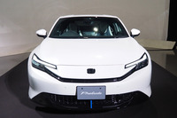 シャープでスポーティーな印象のフロントマスク。新型「プレリュード」では、「UNLIMITED GLIDE(アンリミテッドグライド)~どこまでも行きたくなる気持ちよさ×非日常のときめき~」というグランドコンセプトが掲げられている。