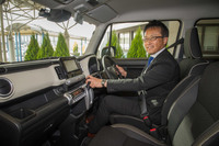 広さにはこだわったが、四角い形にはしたくなかったという髙橋さん。「商用車の『エブリイ』がベストということになってしまいますからね(笑)」