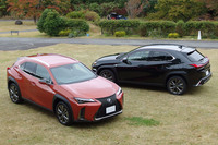 発売から1カ月の時点で、月販目標の9.7倍にあたる8800台以上を受注したという「レクサスUX」。