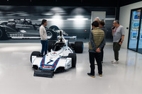 ブラバム時代に手がけた「BT44B」。ボディー前端のスプリッターの負圧によってダウンフォースを生み出している。