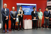 企画「MOBIVERSE ~未来のモビリティの可能性~」に参加した、多摩美術大学のメンバー。