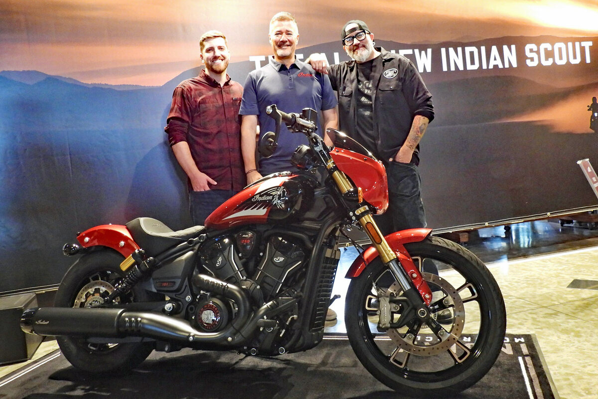 完全新設計のアメリカンクルーザー 新型「インディアン・スカウト 