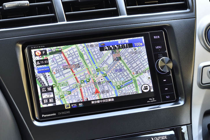 パナソニックCN-RX02WD VICS WIDEで都内の渋滞にも優しく対応する新