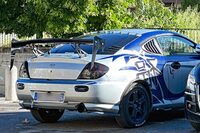 【写真6】「到福」仕様の「ヒョンデ・クーペ」。