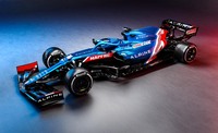アルピーヌ・ルノーのF1マシン。