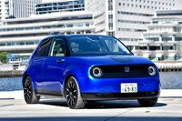 ホンダの都市型EVコミューター「ホンダe」。日本では2020年10月30日に発売の予定だが、すでに第1期の販売予定台数は“完売御礼”となっている。