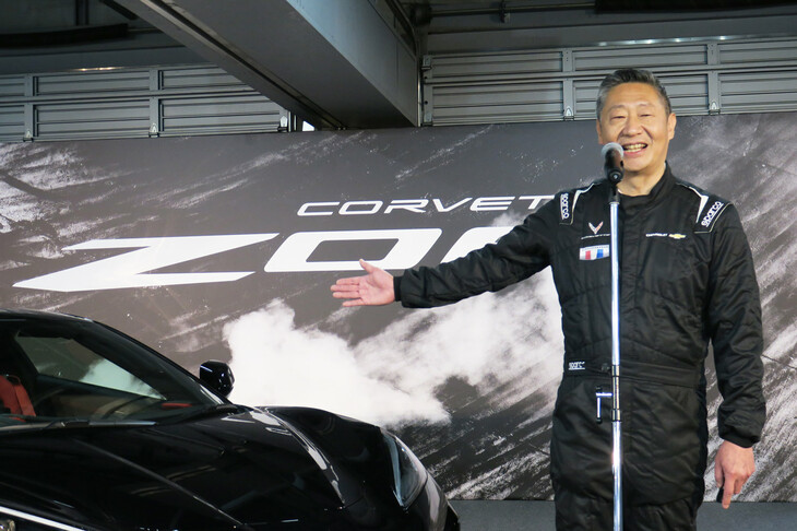 いつお会いしてもナイスな笑顔の、GMジャパンの若松 格社長。