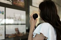 随所随所には、視聴覚資料も盛り込まれている。(photo:Pinacoteca Agnelli)