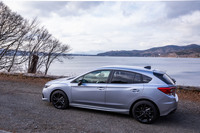 「インプレッサスポーツSTI Sport」のボディーサイズは全長×全幅×全高=4475×1775×1480mm、ホイールベースは2670mm。FFモデルの車重は、AWDモデルよりも50kg軽い1350kgと発表されている。