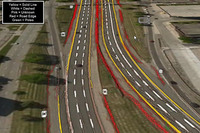 高速域でのハンズオフ走行を可能にしているシステムは、いずれも3D高精度地図データを採用。通常のナビゲーションシステムの地図データとは異なり、cm単位の高い精度を備えるほか、平面ではなく立体的な道路データや、カーブの曲線、センターラインの種類など、さまざまな情報が収録されている。