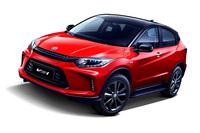 2019年に広州ホンダが発売した「理念VE-1」。写真の通り、先代「ヴェゼル」をベースとしたEVである。