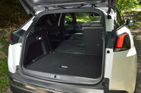 荷室容量は520リッター。後席を倒せば1482リッターまで拡大できる。さらに助手席の背もたれを倒せば、長尺物の積載も可能だ。また「GTライン」には「ハンズフリー電動テールゲート」が装備されている。