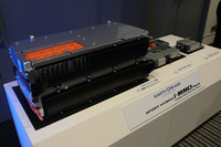 「i-MMD Plug-in」に搭載される6.7kWhのリチウムイオンバッテリー。