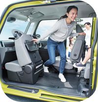 大開口の「ミラクルオープンドア」や助手席のロングスライド機構などといった従来モデルの特徴は受け継がれている。