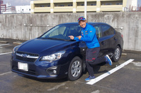 マリオ二等兵の愛車「スバル・インプレッサG4」。