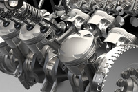 「MHP-8」のボア×ストロークは92×75mmで、総排気量は3988cc。直噴システムを用いて将来の排出ガス基準に対応しながら、回転範囲全域でのパフォーマンスアップが図られている。