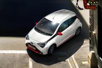 ヨーロッパを中心に販売されるトヨタのコンパクトカー「アイゴ」。全長はわずか3455mm。