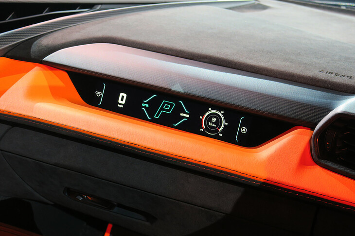 ランボルギーニ・レヴエルト(パッセンジャーディスプレイ)