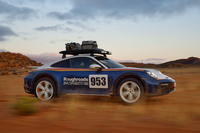 「ポルシェ911ダカール」デビュー オフロード走行可能な世界2500台の限定車の画像