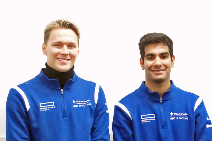 マセラティMSGレーシングのドライバーであるマキシミリアン・ギュンター選手(写真左)とジェハン・ダルヴァラ選手(同右)。