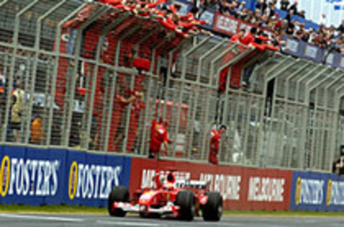 F1オーストラリアGP、フェラーリ独走で1-2フィニッシュ！【F1 04