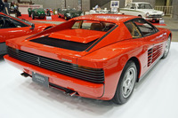 2018年の「オートモビル カウンシル」より、AUTO SPECIALEが販売していた「テスタロッサ」。1980年代の当時、この後ろ姿はさぞ強烈だったことだろう。