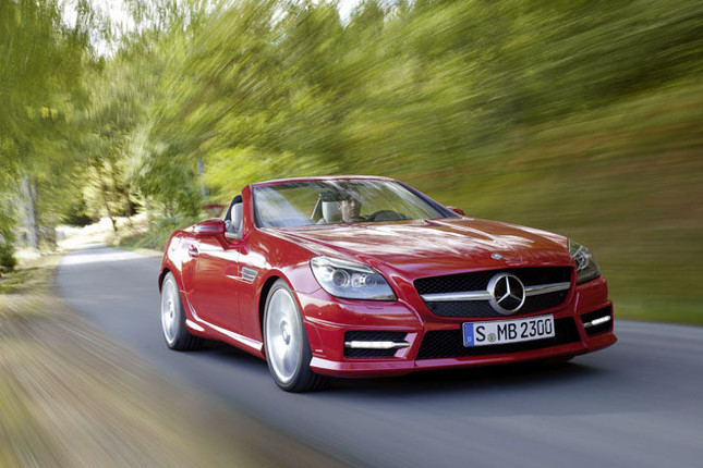 新型「メルセデス・ベンツSLK」(写真は欧州仕様車)
