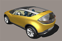 マツダの4人乗りSUV「マツダ葉風(はかぜ)」、ジュネーブに