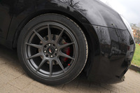 エキゾーストとともに、ホイールも日本のジャパンレーシング製に変えた。