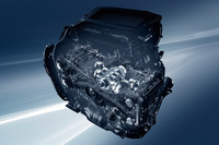 平べったく嵩(かさ)のない水平対向エンジンは、正面衝突の際にキャビンの下に潜り込むことで衝撃を吸収。またボンネットとの間に空間がとれるため、歩行者の頭部保護性能にも有利だという。