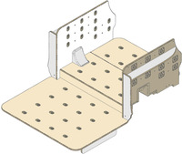 「シエンタ“JUNO”」の標準架装装備(専用サイドトリムと専用フロア)。