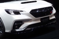 複雑な造形のフロントまわりは、ワンピースのパネルで仕立てられている。