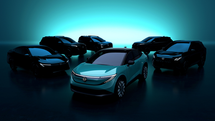 日産が北米で展開予定のニューモデル群。新型「日産リーフ」をはじめとしたクロスオーバーとSUVに注力する。