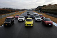 「CAR GRAPHIC AWARD 2017」は、軽自動車、コンパクトカーからスポーツモデルやSUVまで、CGが選んだ11台からさらに1台を選ぶ。(photo:北畠主税)