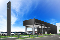 メルセデス・ベンツは全国に認定中古車販売拠点を展開している。写真は53台の展示規模を有し、2022年1月に新規拠点としてオープンしたメルセデス・ベンツ足立サーティファイドカーセンター。