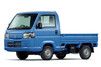 こちらはカタログモデルの「アクティ トラック」。ボディーカラーは「ベイブルー」。