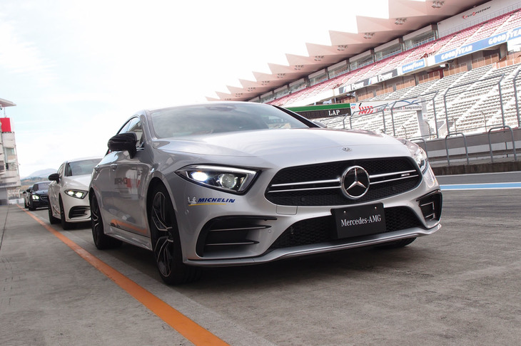 「メルセデスAMG CLS53 4MATIC+」は、AMGモデルとして初めてマイルドハイブリッドシステムを搭載するモデル。日本では2018年10月にデリバリーがスタートした。