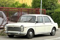 オースチン・ブランドなどで販売されたBMC製「ADO16」をベースに、イタリアのインノチェンティ社がライセンス生産した「IM3」。2023年6月、シエナ県で撮影。