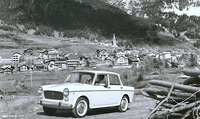 「フィアット1100」。これは最終型である1962年から1966年の「1100D」。