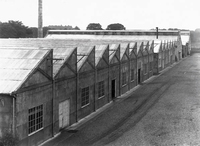 富士精密工業の母体となった中島飛行機東京工場の建屋。エンジン生産にまつわる提携を経て、富士精密工業はともにブリヂストンから出資を受けていたプリンス自動車と合併。富士重工業に“合流”することはなかった。