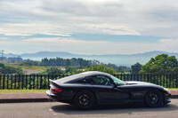 国道459号沿いの「会津一望の丘公園」にて。公園の名前のとおりに会津を一望。